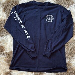 Men's Navy Long Sleeve Shirt